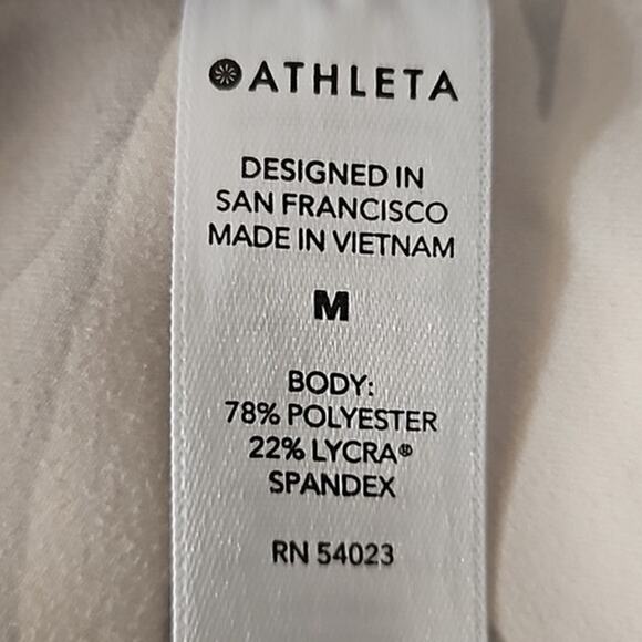 Athleta Women's Elation Camo 7/8 Tight Leggings - Gray/White, Size Medium - Picture 5 of 6